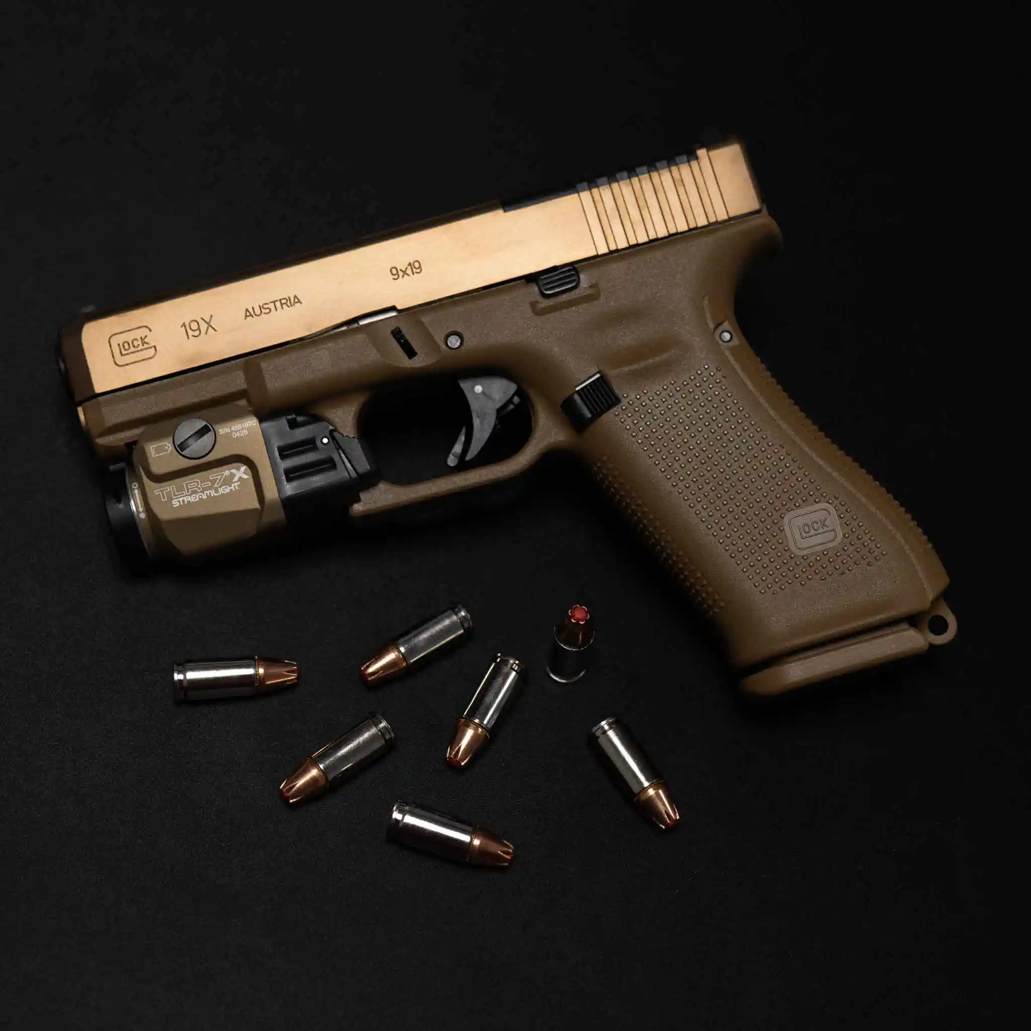 Glock 19x MOS Gold, TLR-7X
