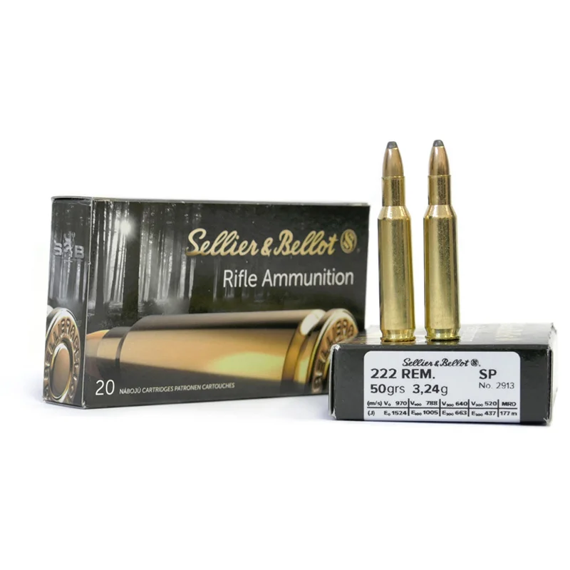 .222 Rem. S&B SP 50gr/3,24g