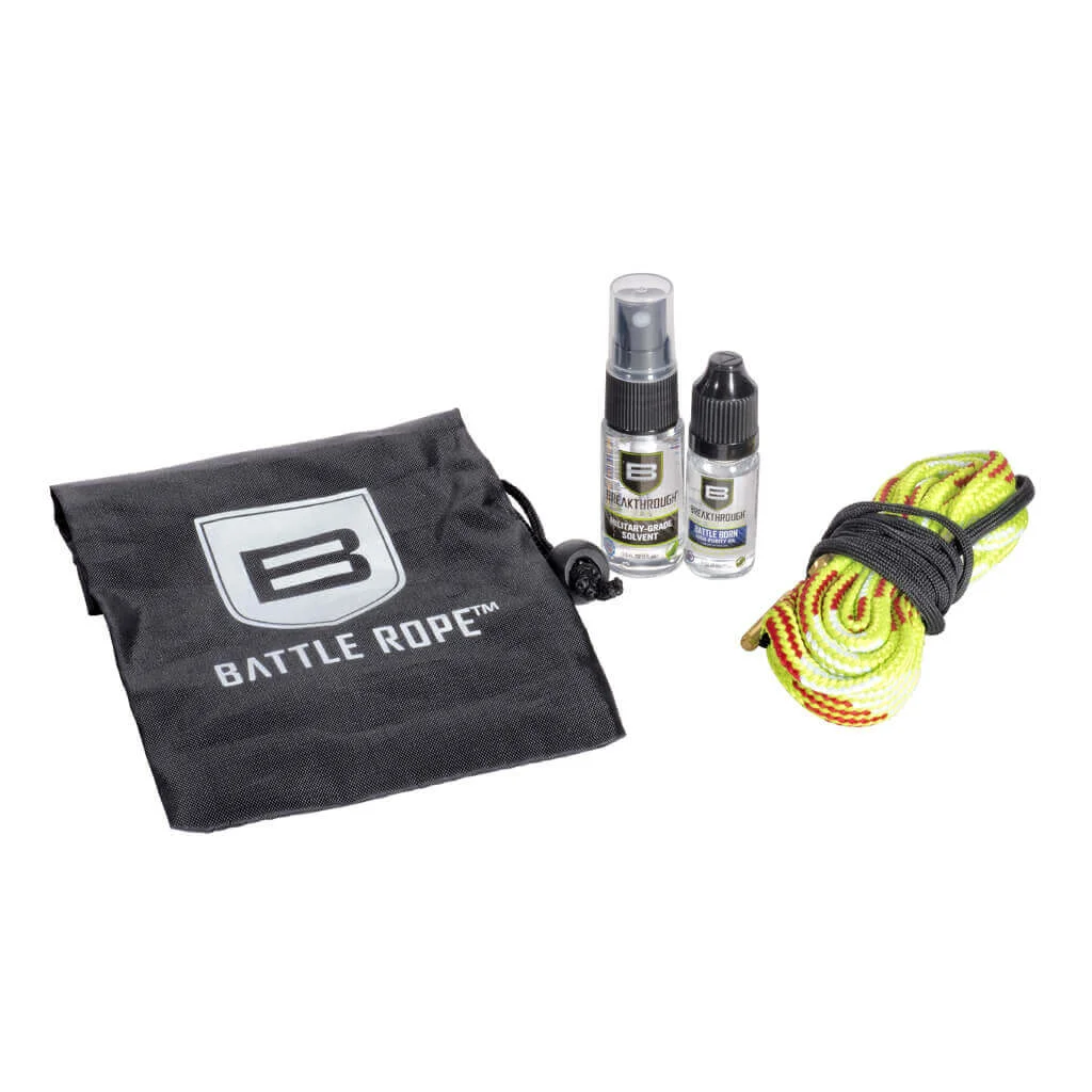 BREAKTHROUGH® BATTLE ROPE SADA S „MINI“ ČISTENÍM A KAPSIČKOU – .30 / .308 CAL / 7.62MM (PUŠKA)