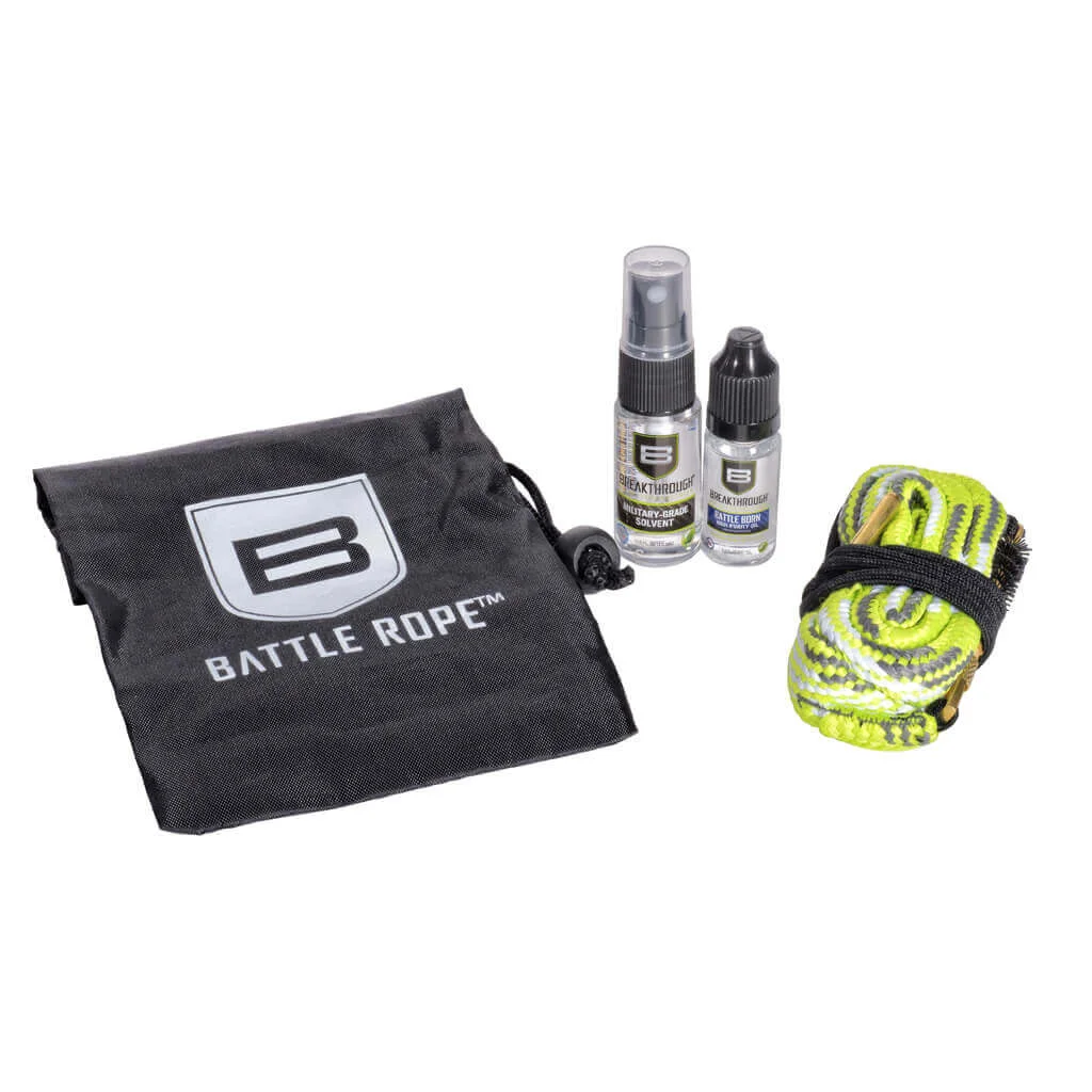 BREAKTHROUGH® BATTLE ROPE SADA S „MINI“ ČISTENÍM A KAPSIČKOU – .44 CAL / .45 CAL (PIŠTOĽ)