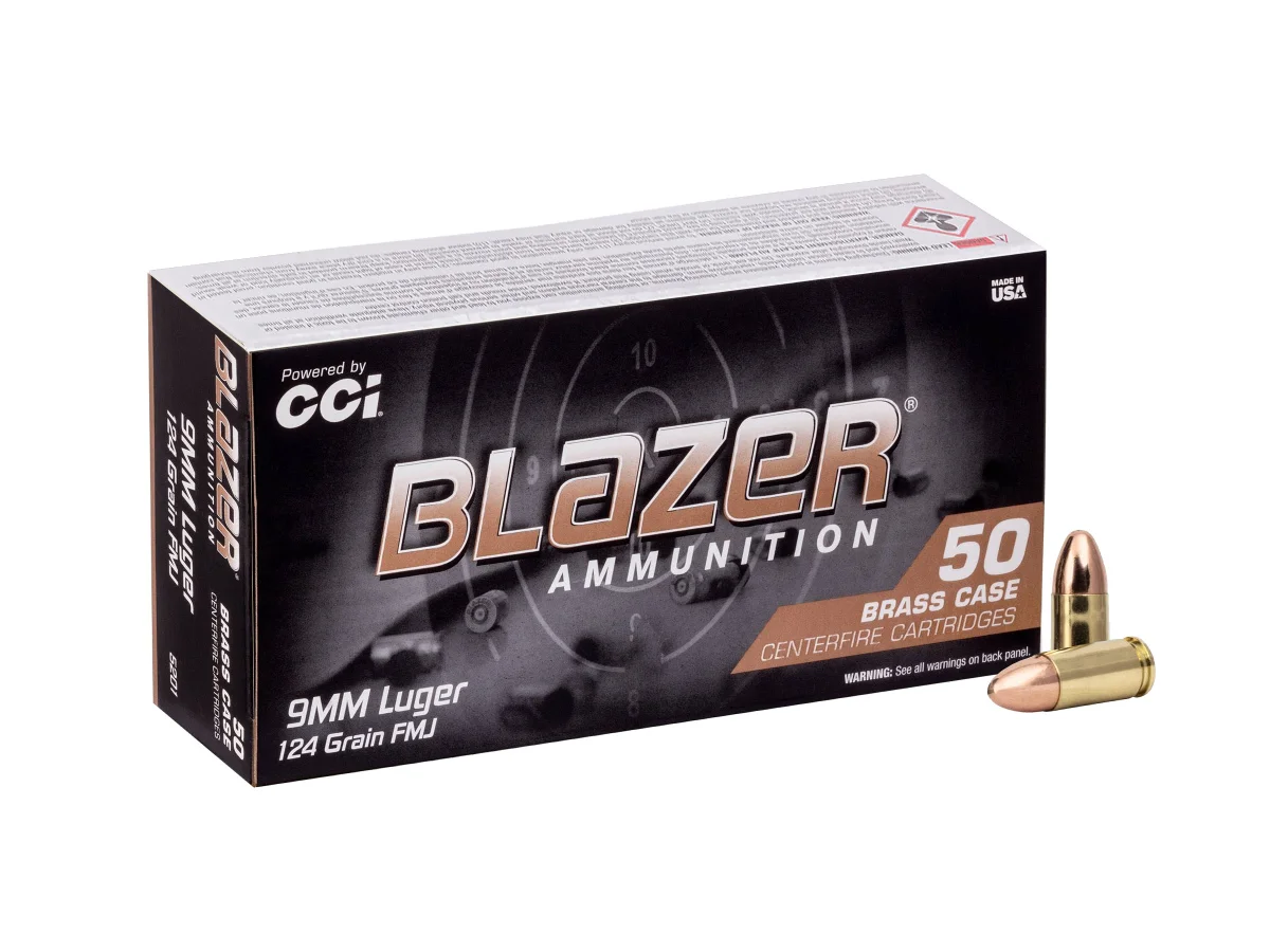 9mm Luger Blazer 124gr/8,04g FMJ (50ks)