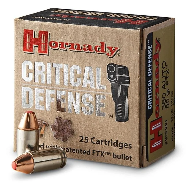 9mm Luger Hornady Critical Defense FTX 115gr (25ks)