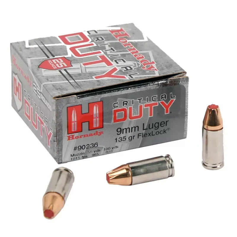 Hornady 9x19mm Luger, Critical Duty 135gr