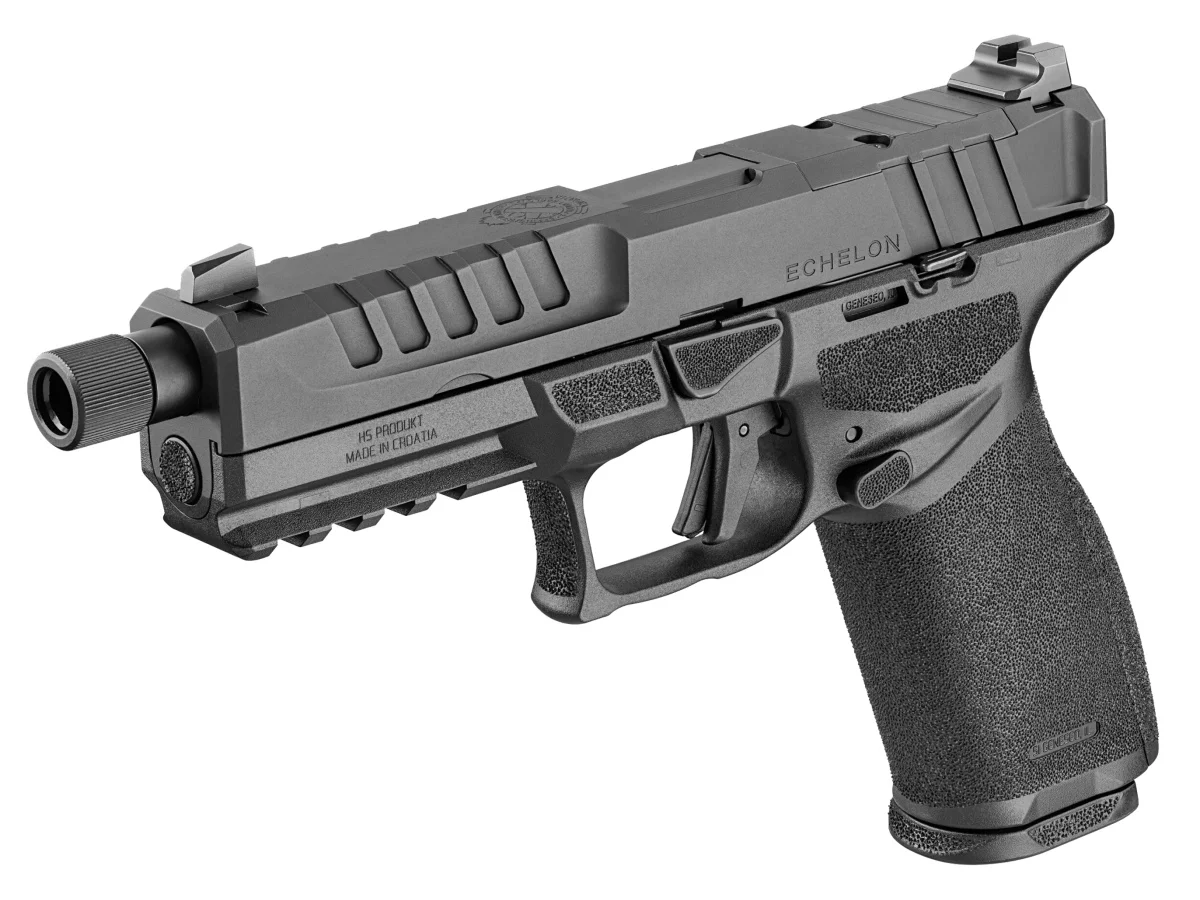 ECHELON 4.5F Threaded, 3-Dot Tritium, 9x19 luger