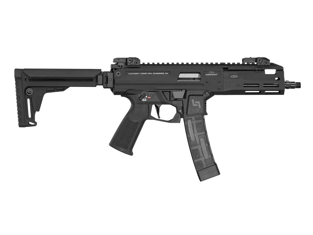 Lucansky Arms Stinger 9, 8" hlaveň, 9x19 Luger