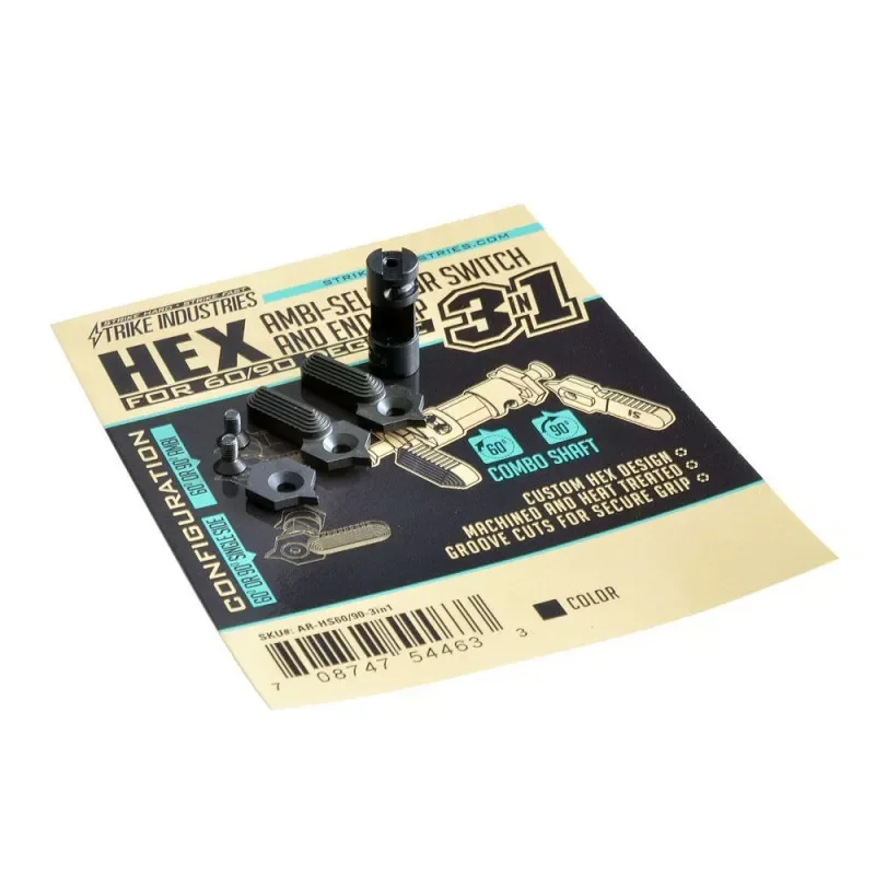 Strike Industries Obojstranný HEX prepínač 60/90° (3 in 1) AR15