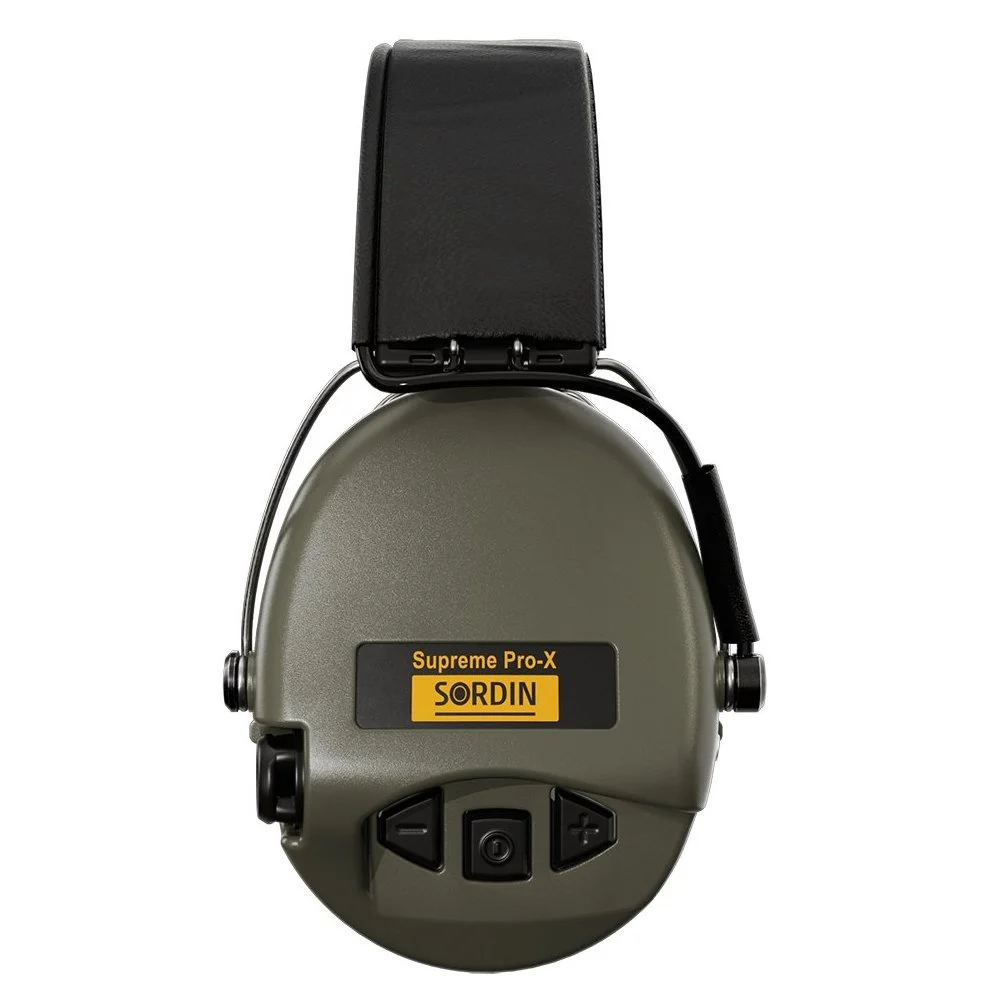 Elektronické chrániče sluchu Sordin Supreme Pro-X Headband Green