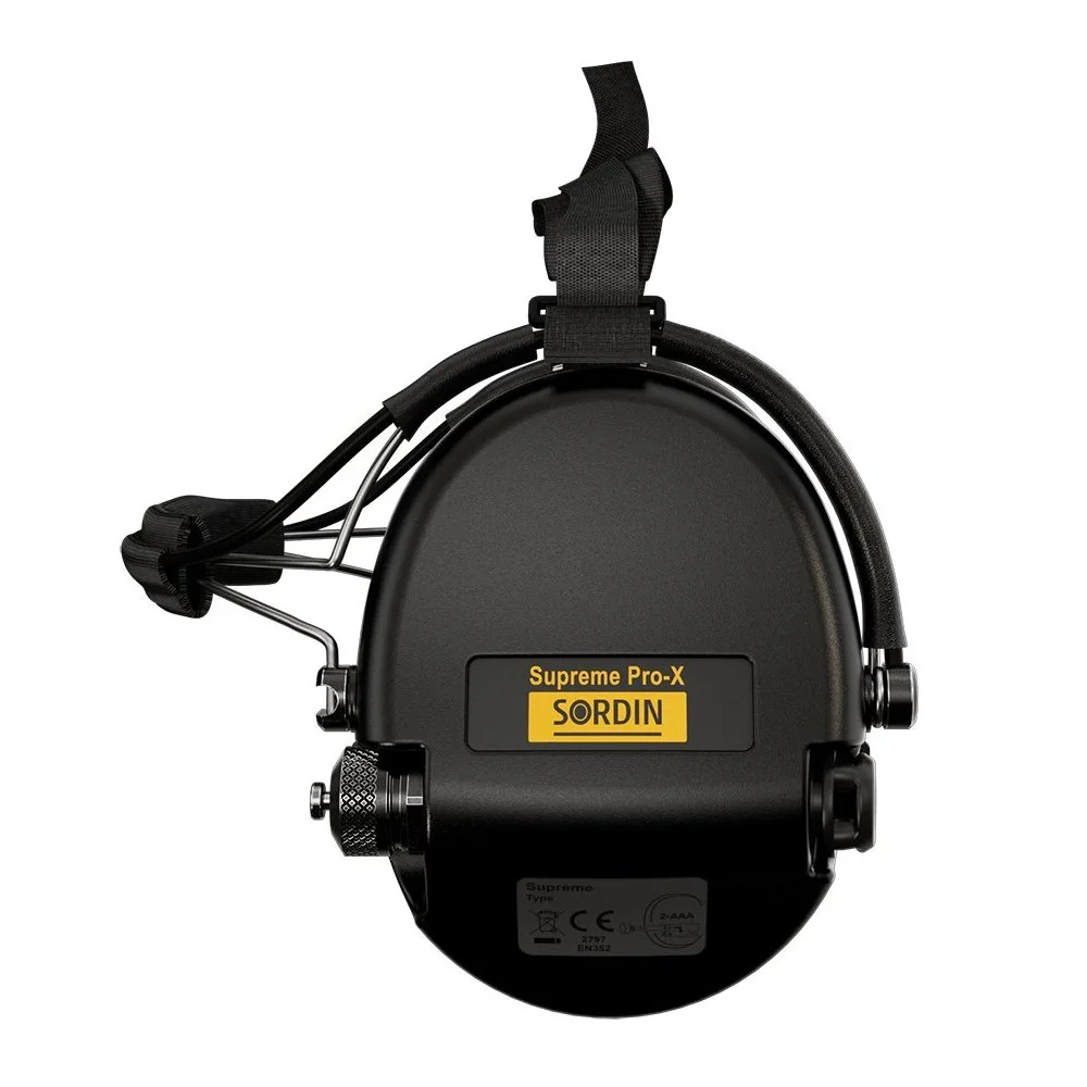 Elektronické chrániče sluchu Sordin Supreme Pro-X Neckband Black