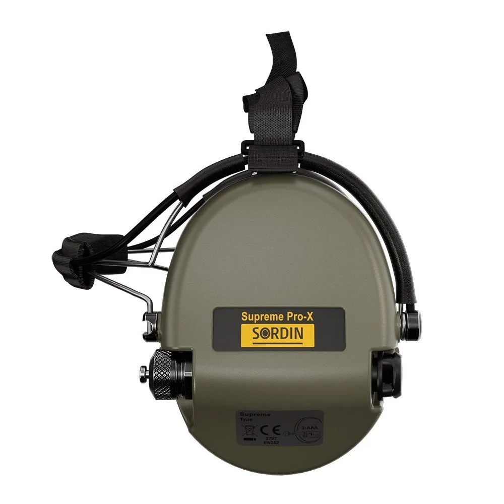 Elektronické chrániče sluchu Sordin Supreme Pro-X Neckband Green