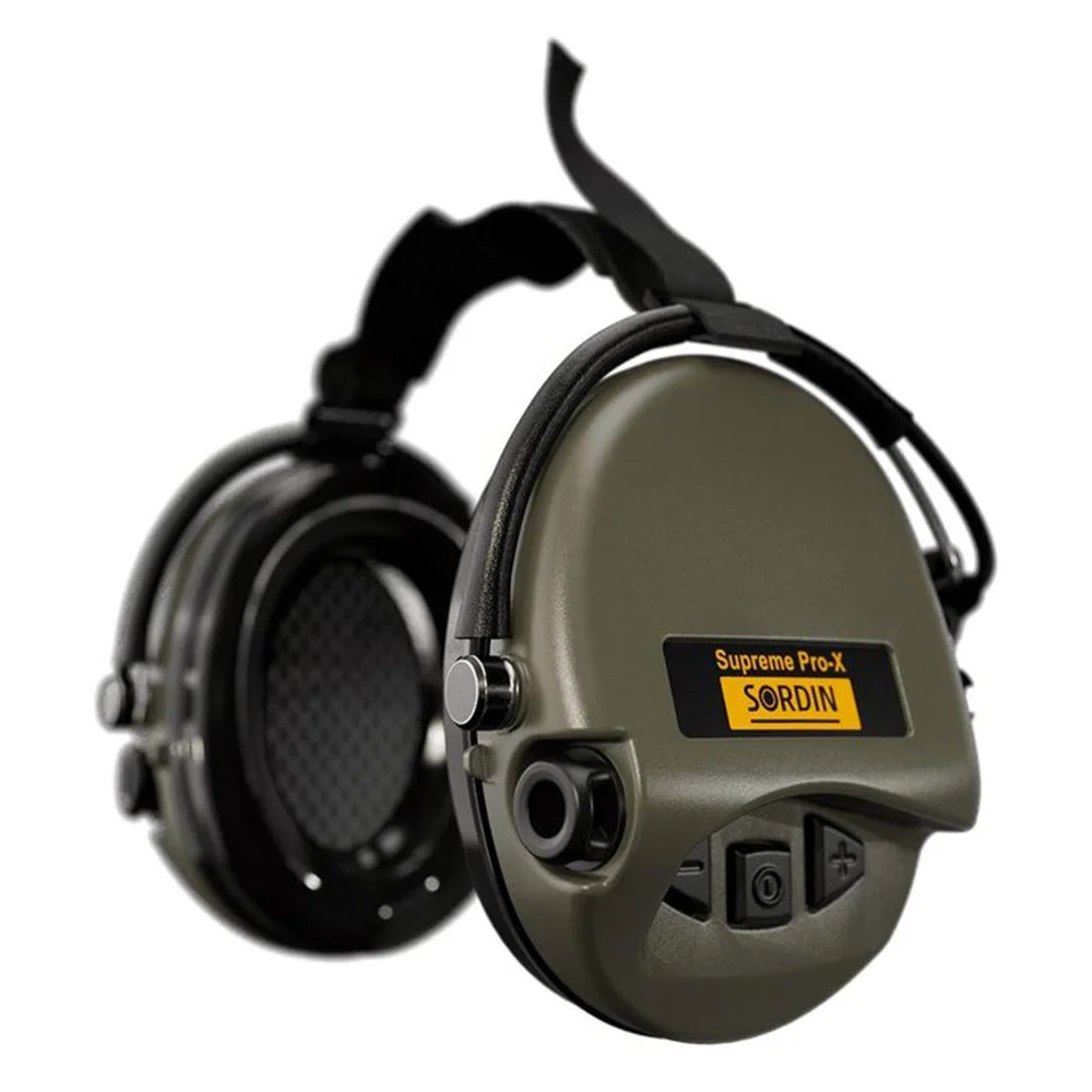 Elektronické chrániče sluchu Sordin Supreme Pro-X Neckband Green